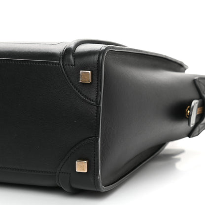 Celine Smooth Calfskin Micro Luggage Black 9 of 13