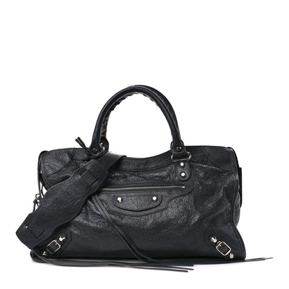 Balenciaga Agneau Classic Silver Hardware City Gris Fossile 3 of 13