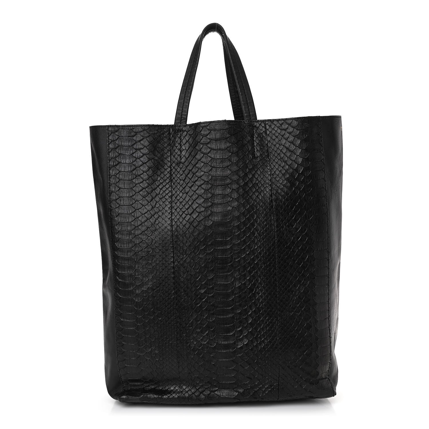 Celine Python Vertical Cabas Black 1 of 12