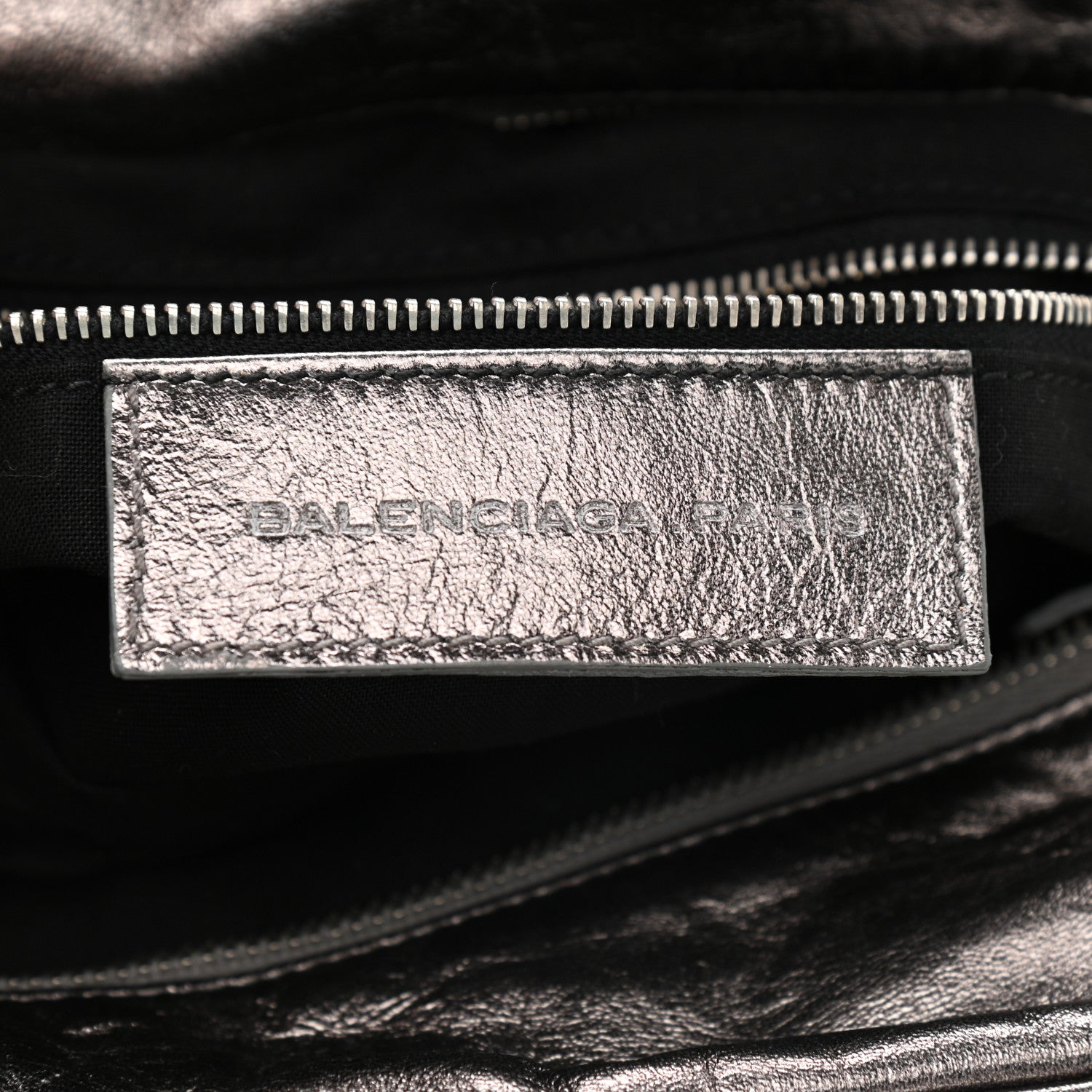 Balenciaga Agneau Classic Hardware Box Bag Metallic 6 of 9