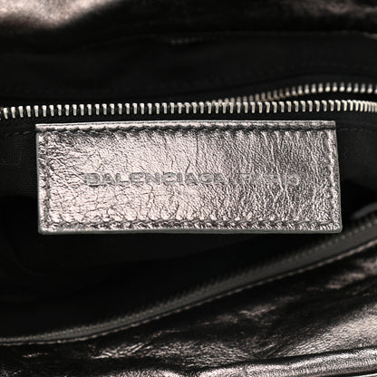 Balenciaga Agneau Classic Hardware Box Bag Metallic 6 of 9