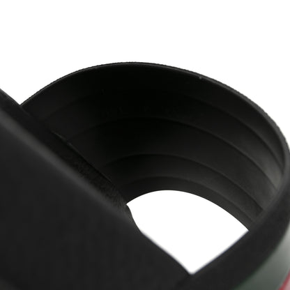 Gucci Rubber Web Mens Lug Sole Slide Sandals 7 Black Green Red 8 of 8