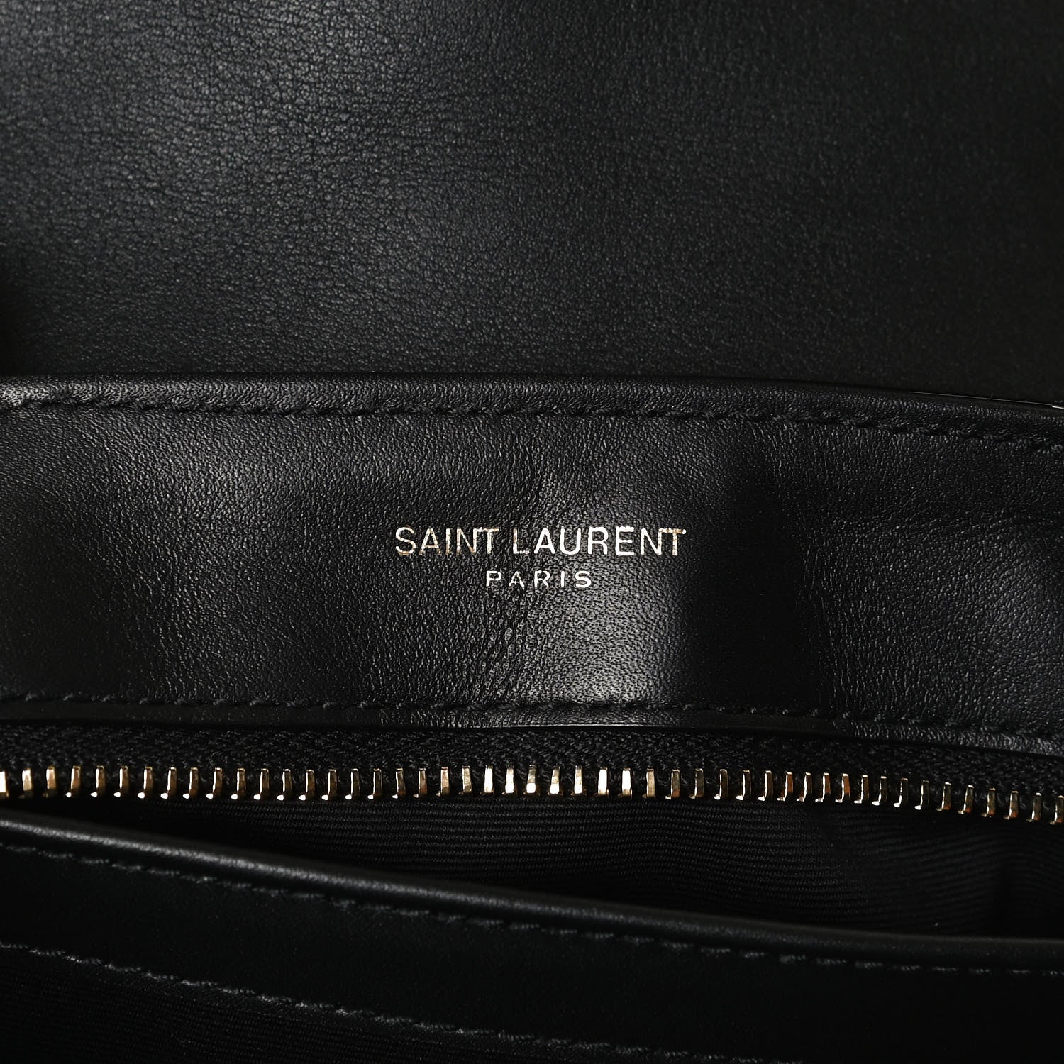 Saint Laurent Patent Y Quilted Monogram Toy Loulou Crossbody Bag Black 7 of 11