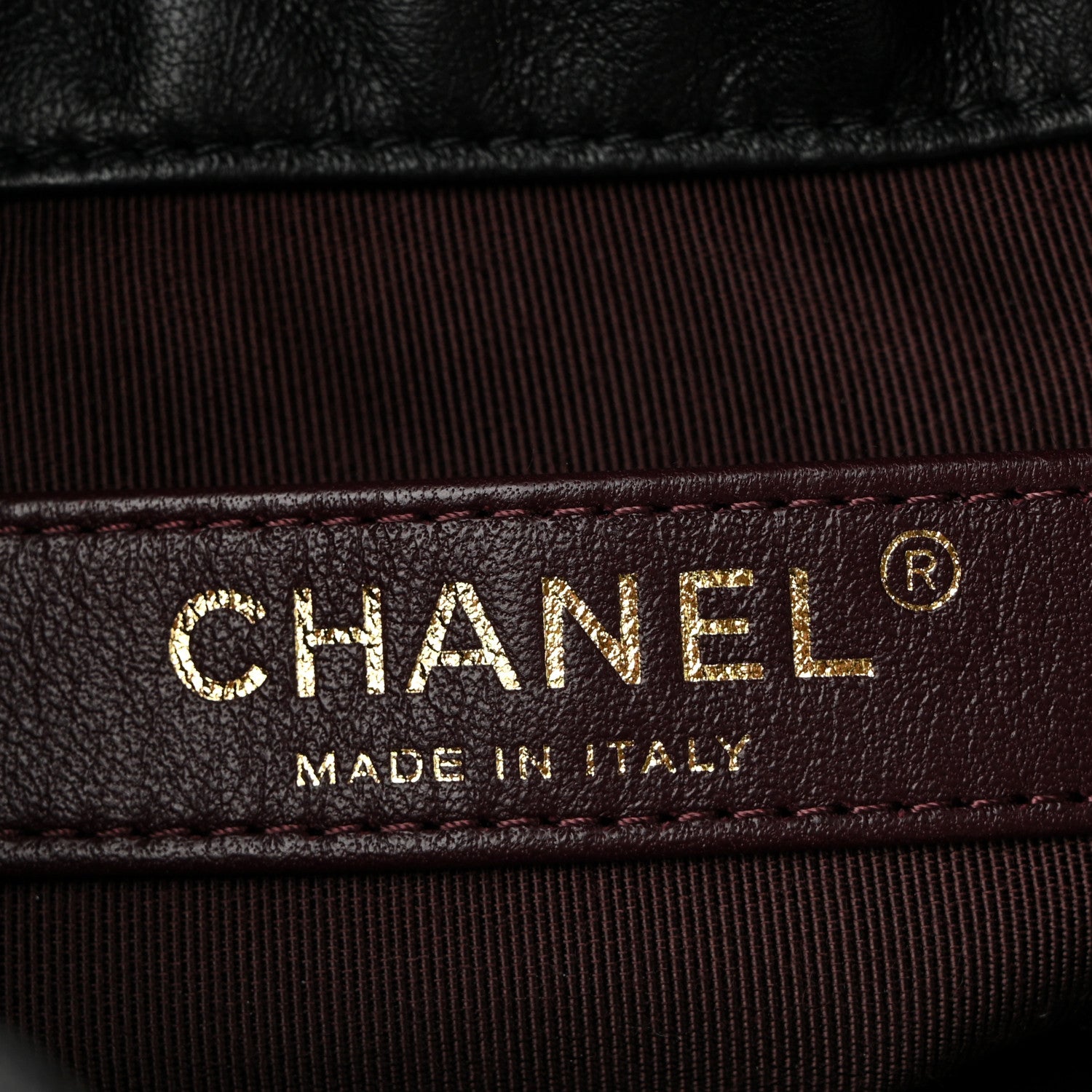 Chanel Lambskin Bucket Chain Drawstring Bag Black 6 of 10