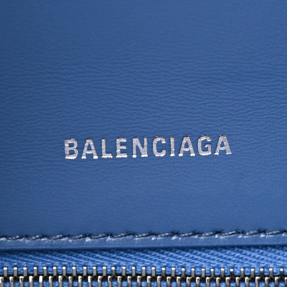Balenciaga Denim BB Monogram Small Hourglass Top Handle Bag Blue 6 of 8