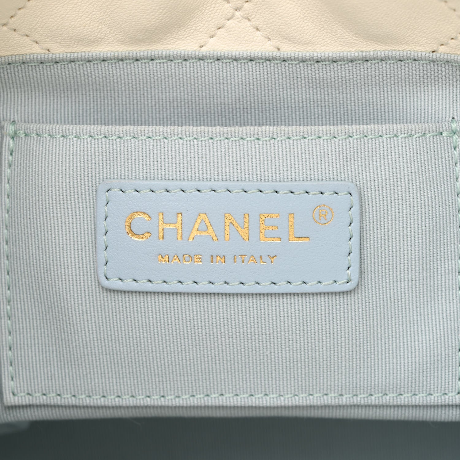 Chanel Lambskin Quilted My Perfect Chain Bucket Drawstring Bag White 6 of 13