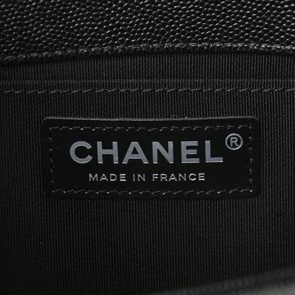 Chanel Caviar Quilted Medium Boy Flap Black 6 of 9