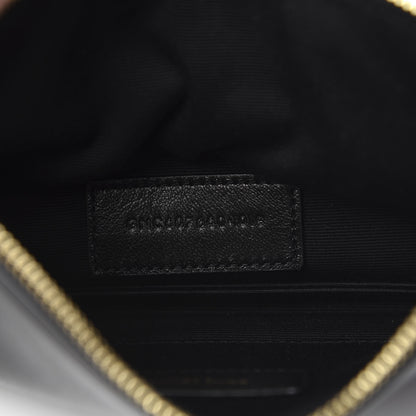Saint Laurent Smooth Calfskin Monogram Bill Pouch Black 7 of 9