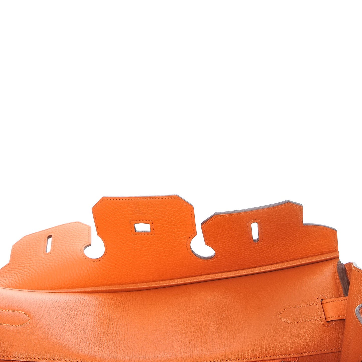 Taurillon Clemence Birkin 35 Orange
