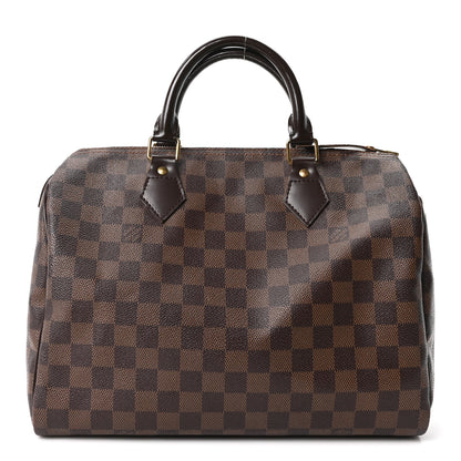 Louis Vuitton Damier Ebene Speedy 30 1 of 9