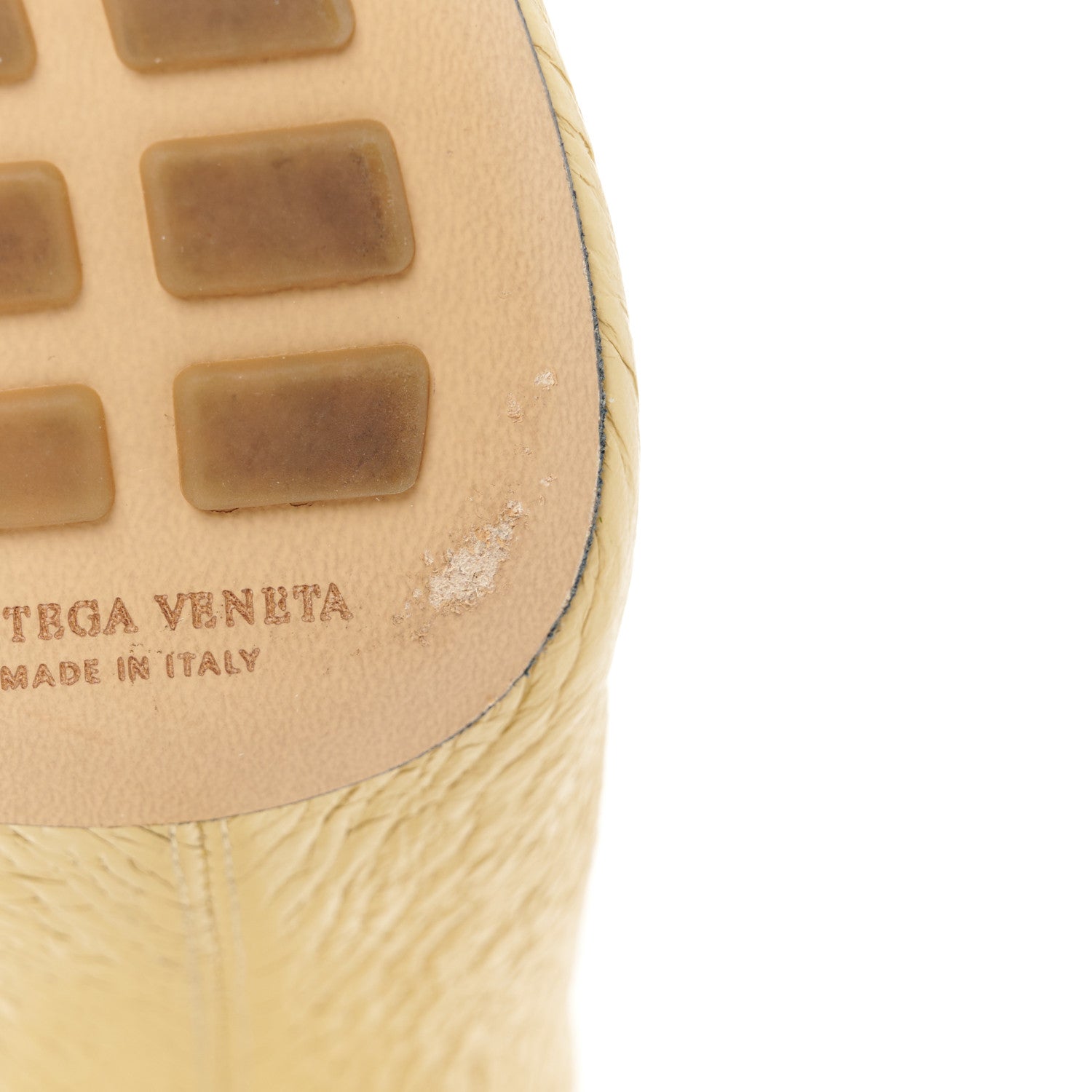 Bottega Veneta Crunch Calfskin Sharpei Pumps 36.5 Tapioca 14 of 16