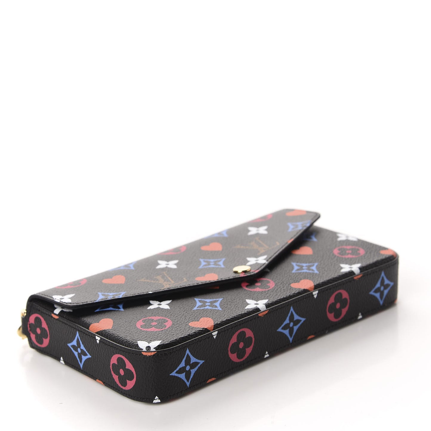 Game On Felicie Chain Wallet Black