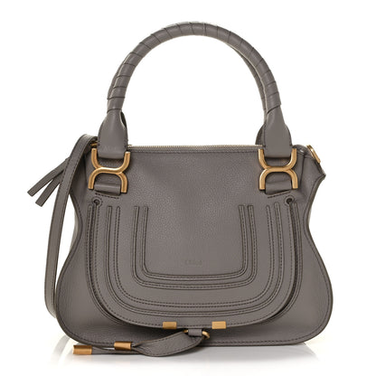 Chloe Calfskin Small Marcie Satchel Cashmere Grey 1 of 10