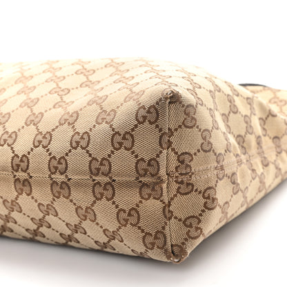 Gucci Monogram Medium Icon Bit Hobo Dark Brown 10 of 11