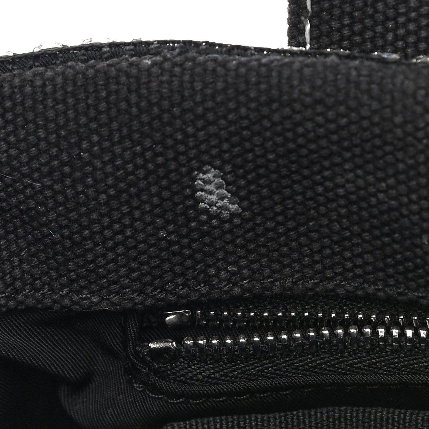 Alexander Wang Mesh Crystal Rhinestone Mini Cruiser Tote Black Silver 11 of 13