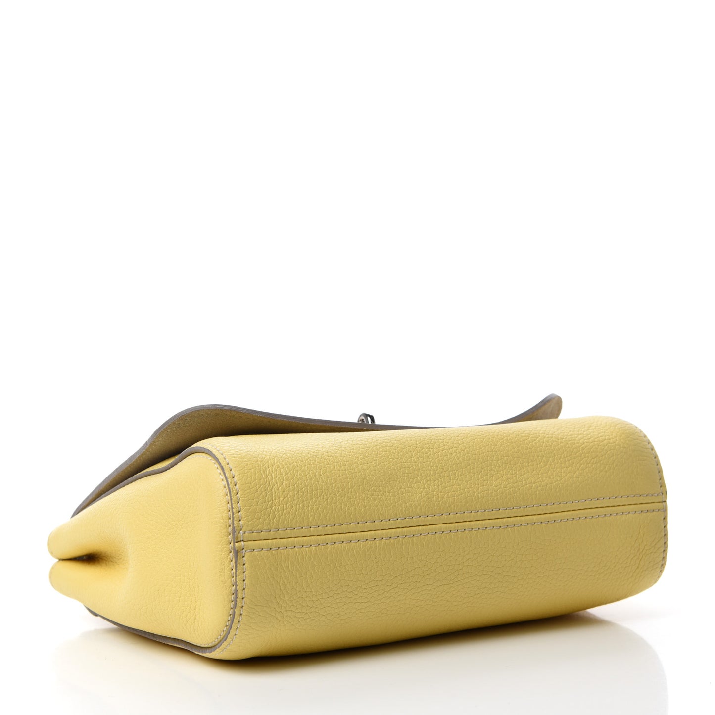 Glossy Goatskin Small Lily Flap Pistachio