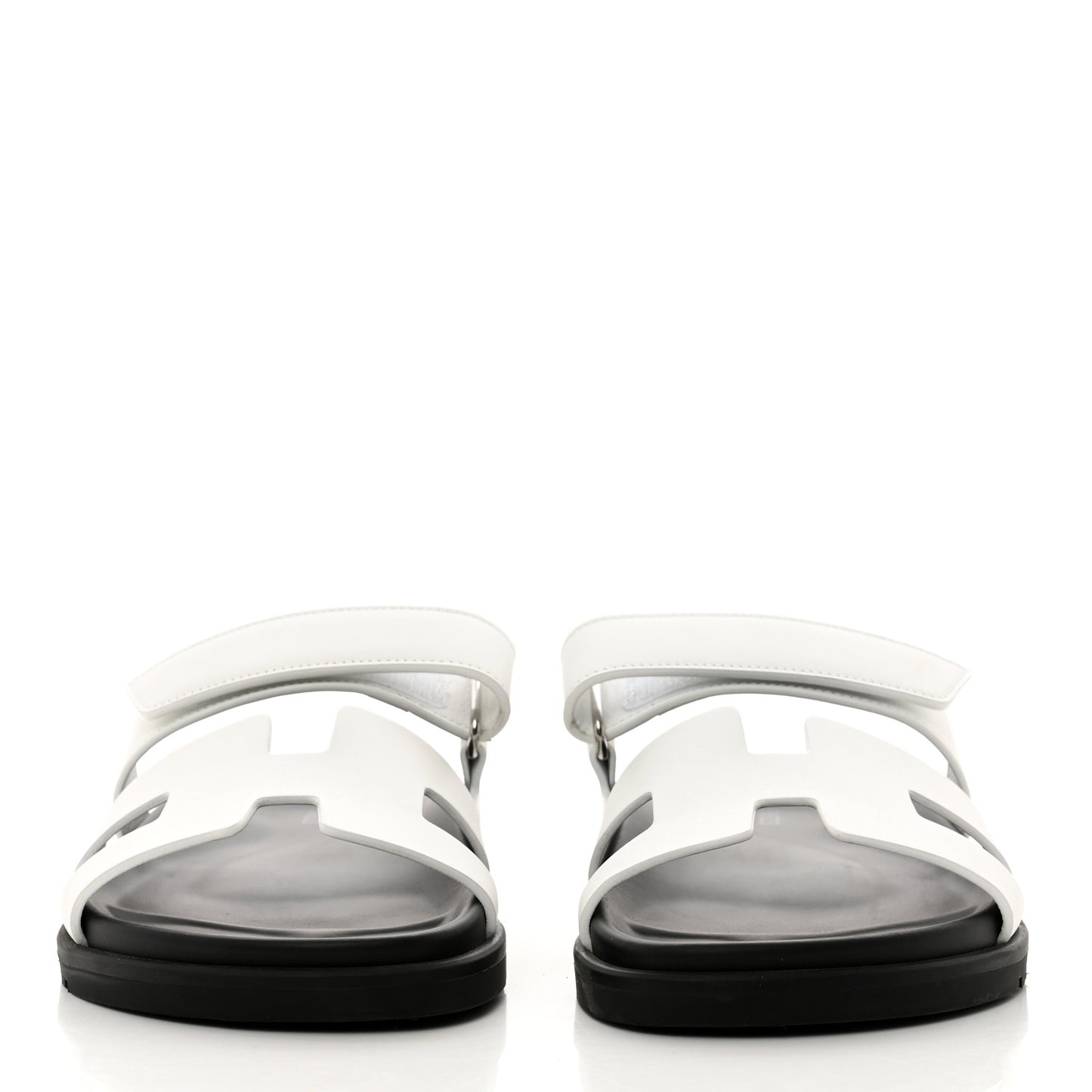 Calfskin Womens Chypre Sandals 37 White