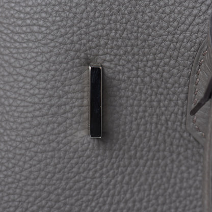 Hermes Togo Birkin 35 Etain 23 of 37