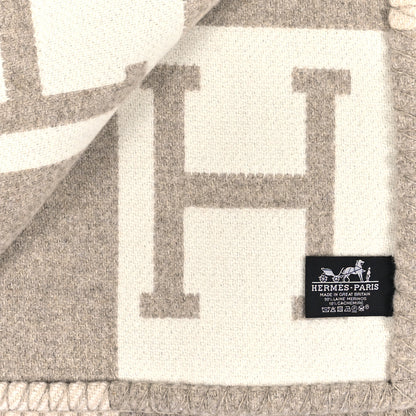 Hermes Wool Cashmere Avalon III Blanket Coco Camomille 3 of 3