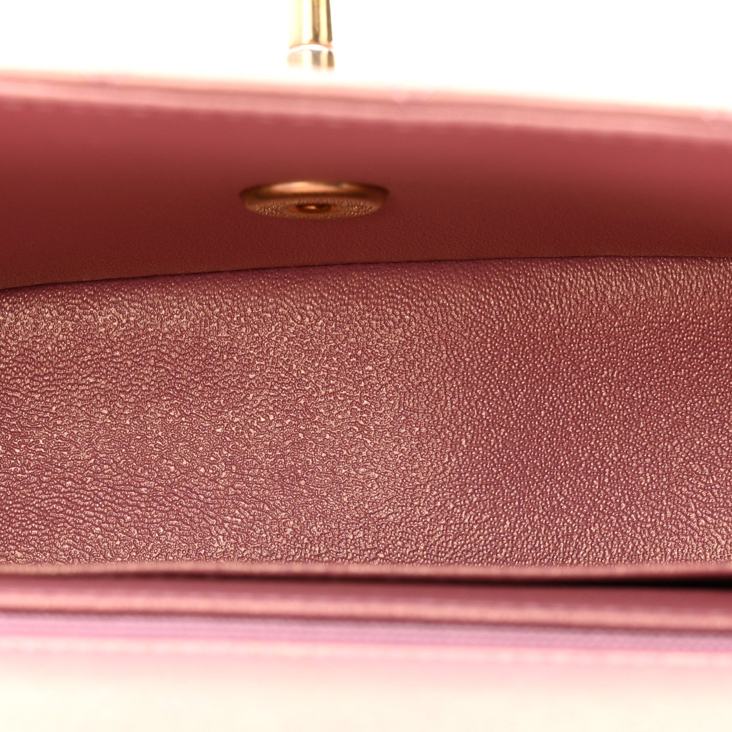 Chanel Iridescent Lambskin Quilted Mini Top Handle Rectangular Flap Pink 5 of 13