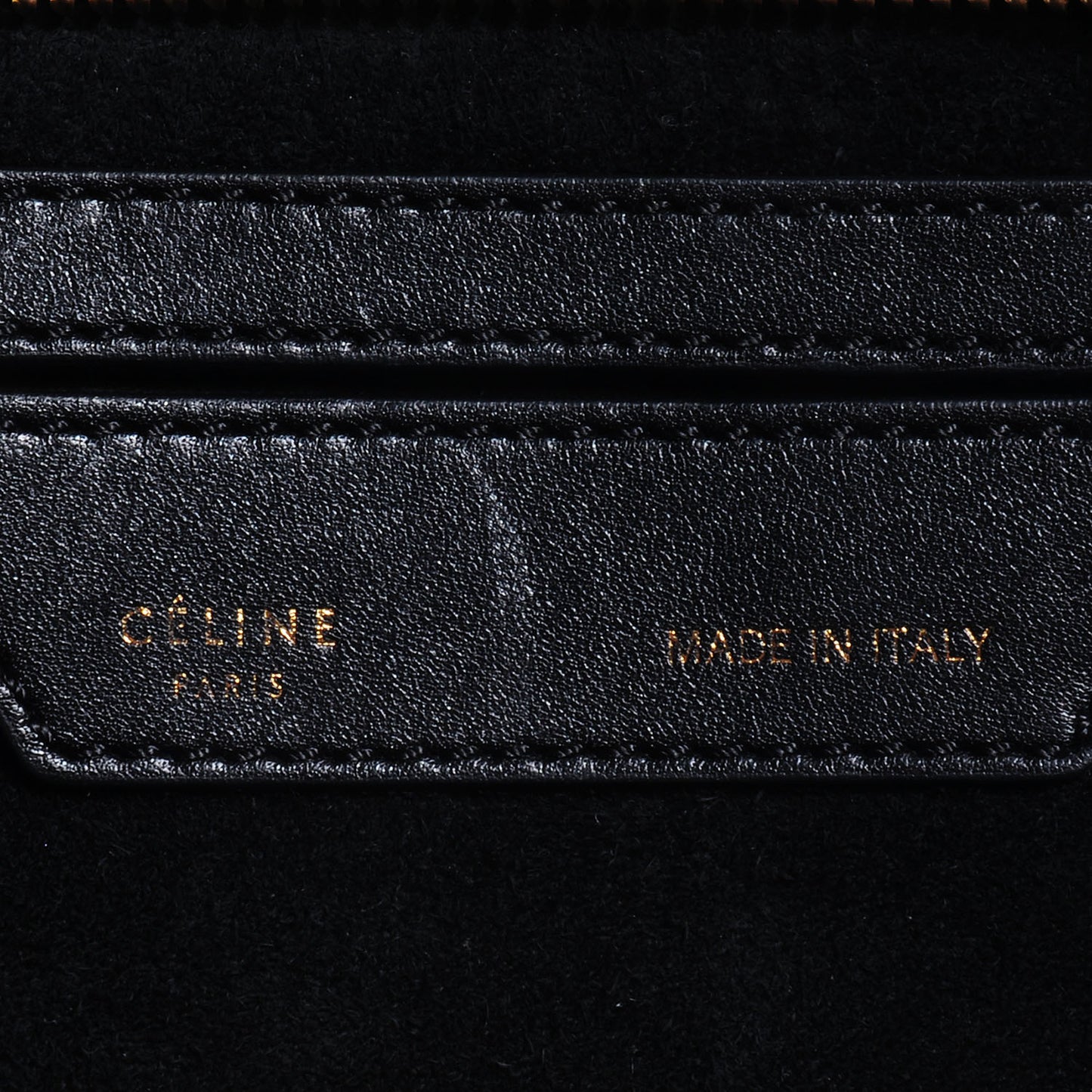 Calfskin and Suede Medium Trapeze Black