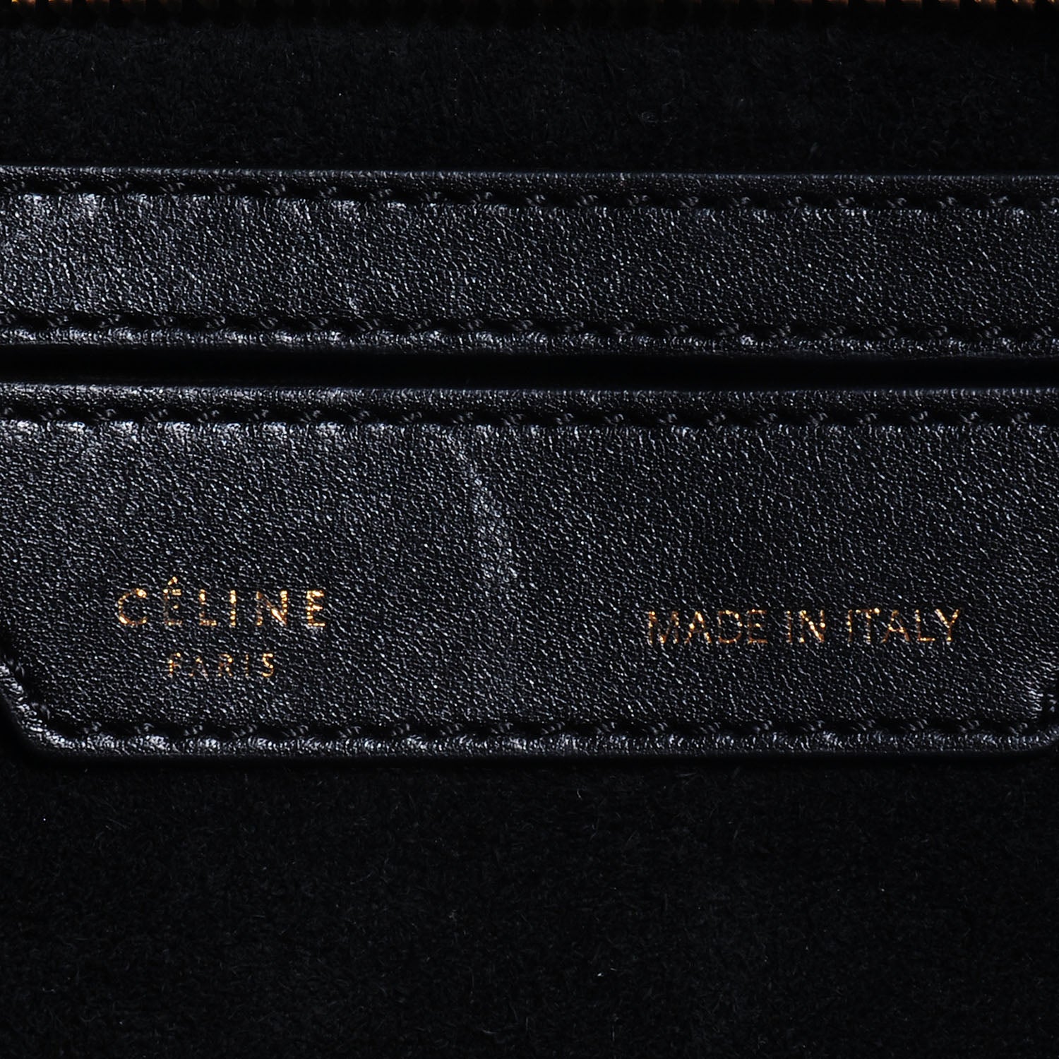 Celine Calfskin and Suede Medium Trapeze Black 7 of 10