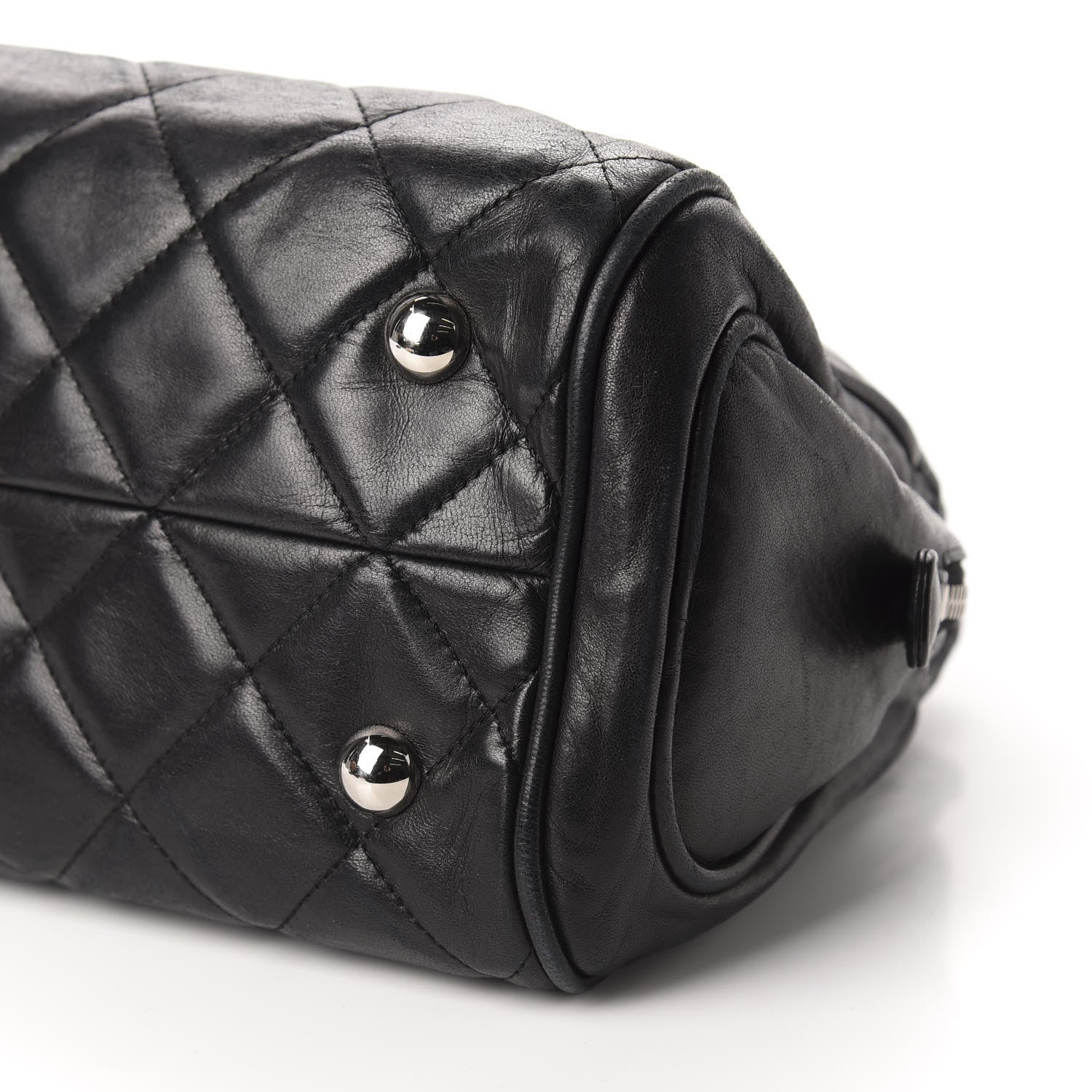 Chanel Lambskin Bijoux Chain Shopping Tote Black 7 of 10
