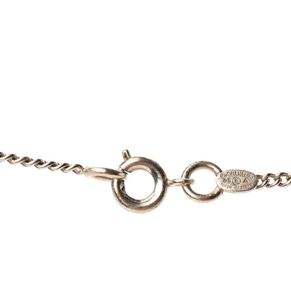 Chanel Crystal CC Heel Motif Necklace Gold 4 of 5