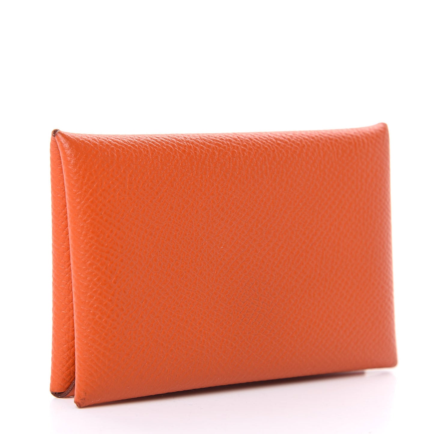 Epsom Calvi Card Case Orange