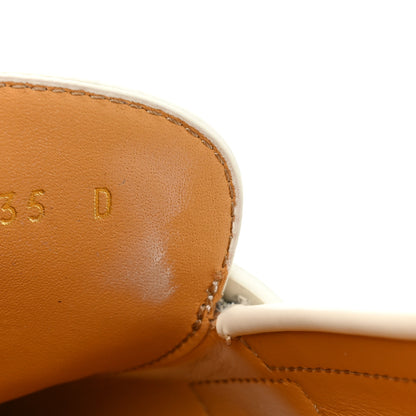 Christian Dior Brushed Calfskin Boy Loafers 35 White 13 of 13