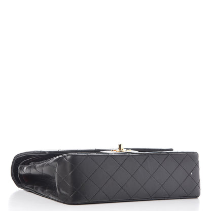 Chanel Lambskin Quilted Medium Double Flap Bag Black 4 of 12