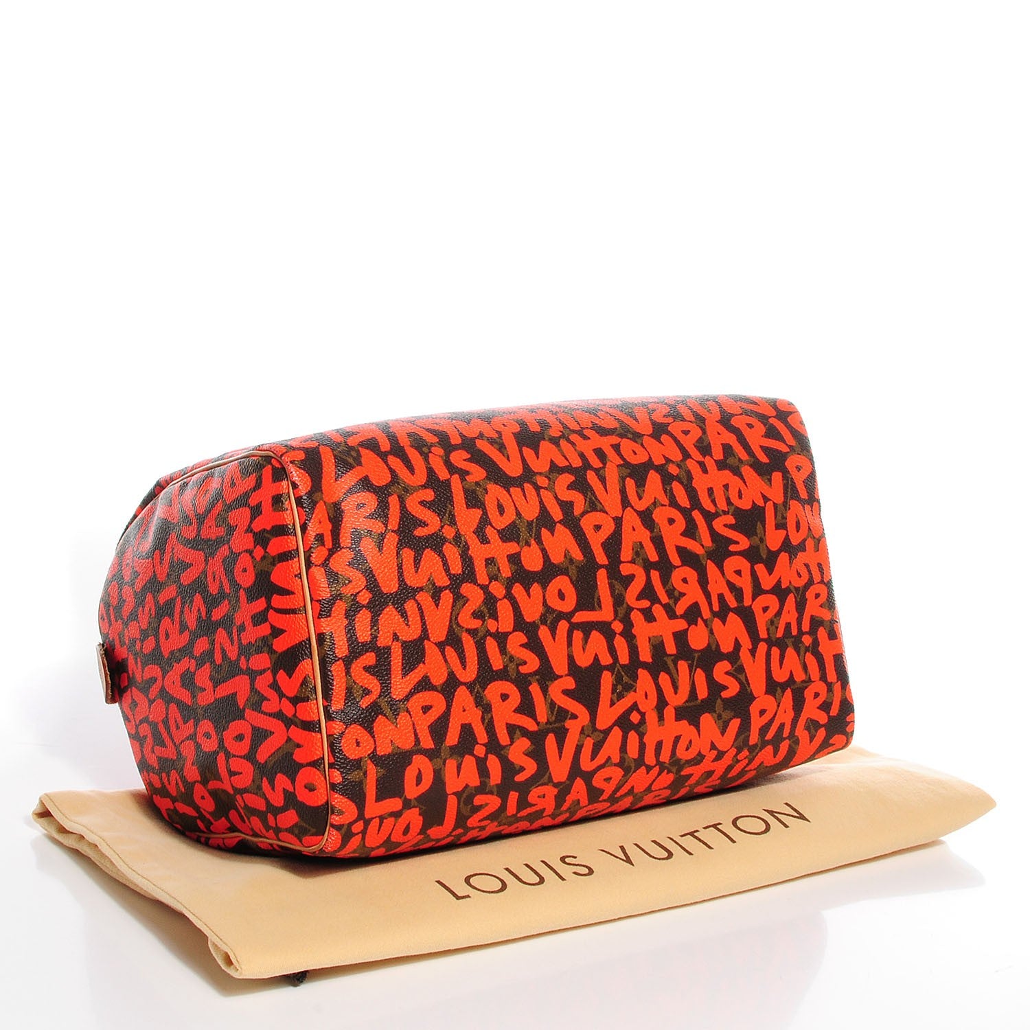 Louis Vuitton Monogram Graffiti Speedy 30 Orange 4 of 7