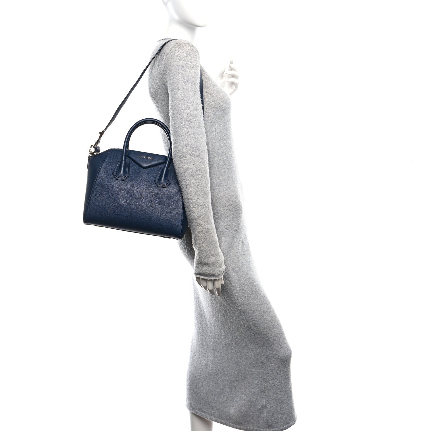 Givenchy Sugar Goatskin Small Antigona Night Blue 2 of 10