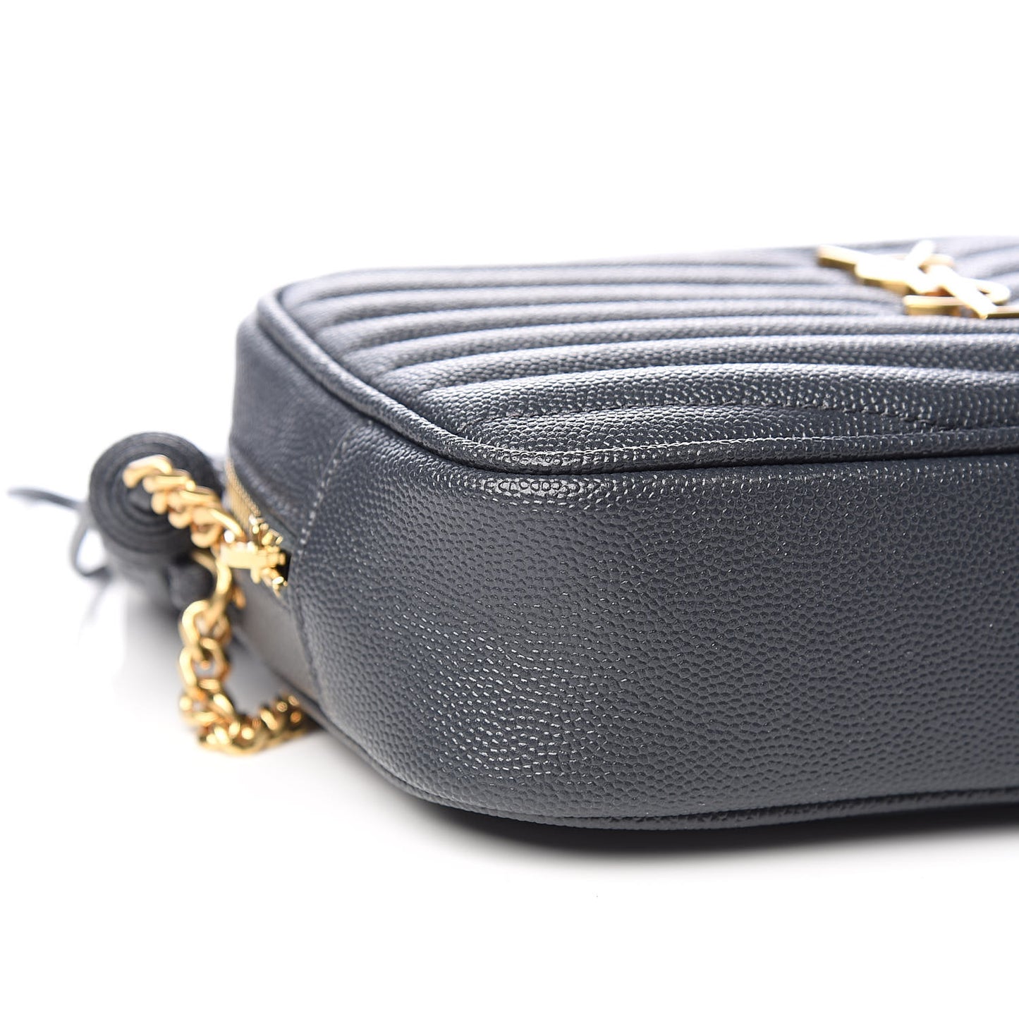 Grain De Poudre Matelasse Monogram Mini Lou Camera Bag Dark Smog