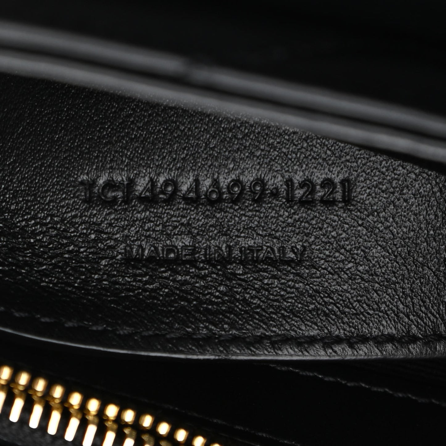 Calfskin Y Quilted Monogram Small Loulou Chain Satchel Black