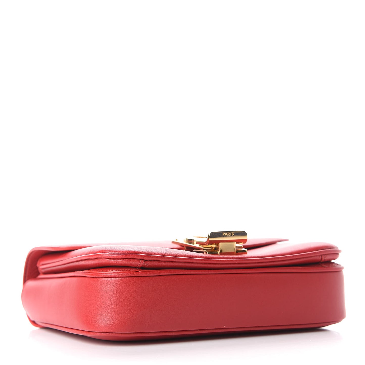 Shiny Calfskin Small C Bag Red