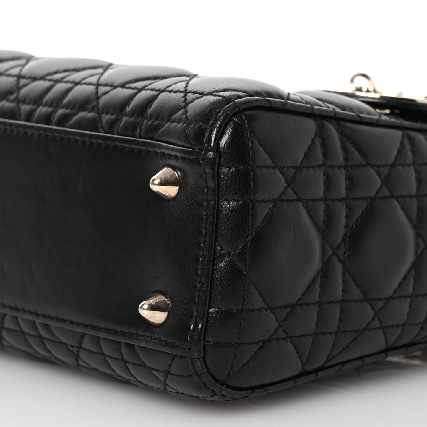 Lambskin Cannage Small My ABCDior Lady Dior Black