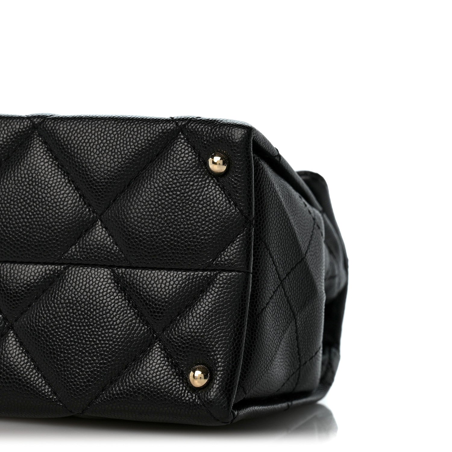 Chanel Caviar Quilted Mini Retro Twist Top Handle Flap Black 10 of 11