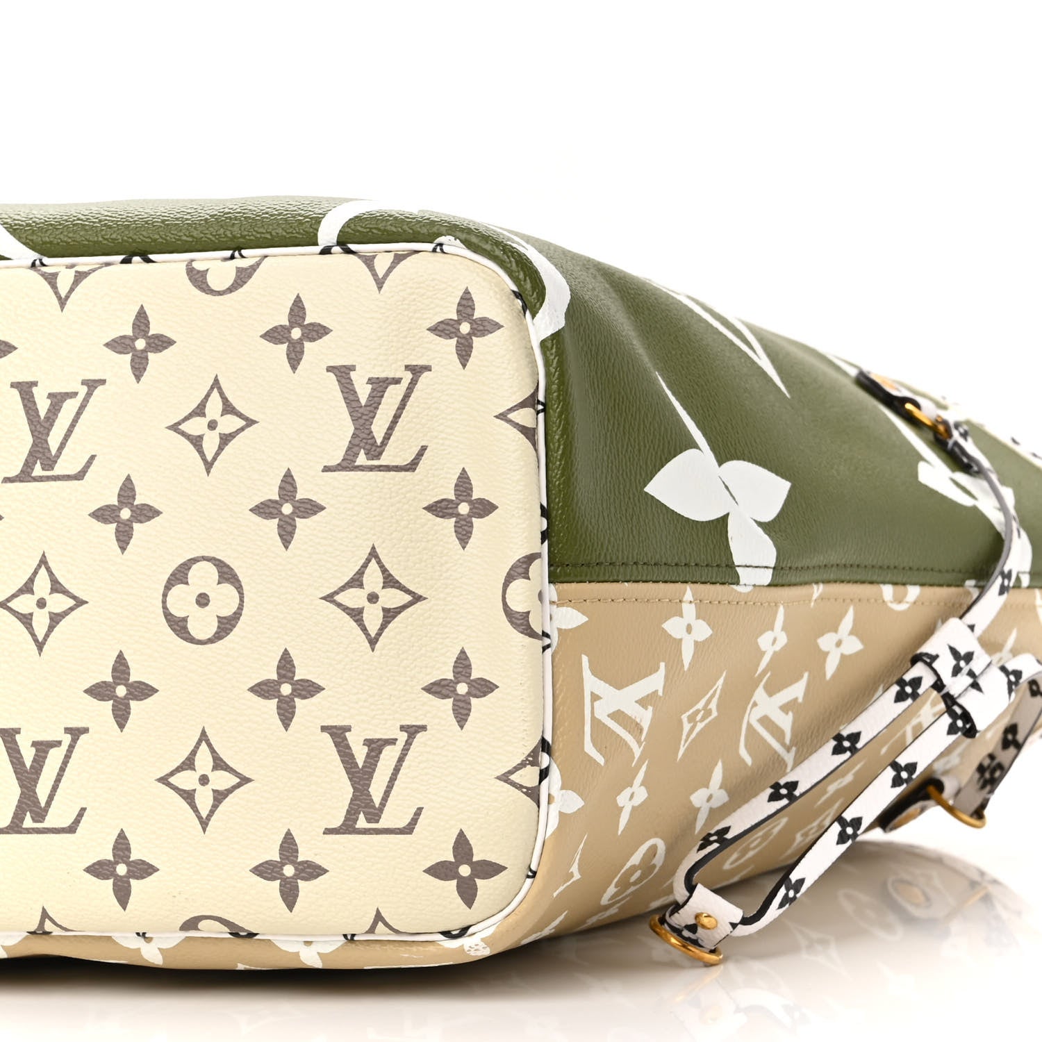 Louis Vuitton Monogram Giant Neverfull MM Kaki 10 of 10