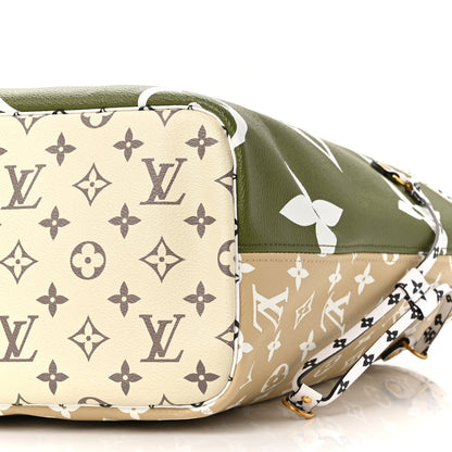 Louis Vuitton Monogram Giant Neverfull MM Kaki 10 of 10