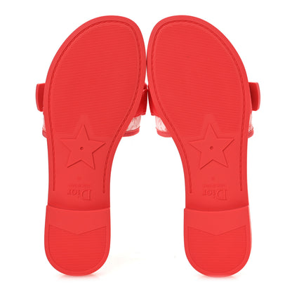 Christian Dior Nylon Dio(r)evolution Slide Sandals 39 Pink 7 of 10