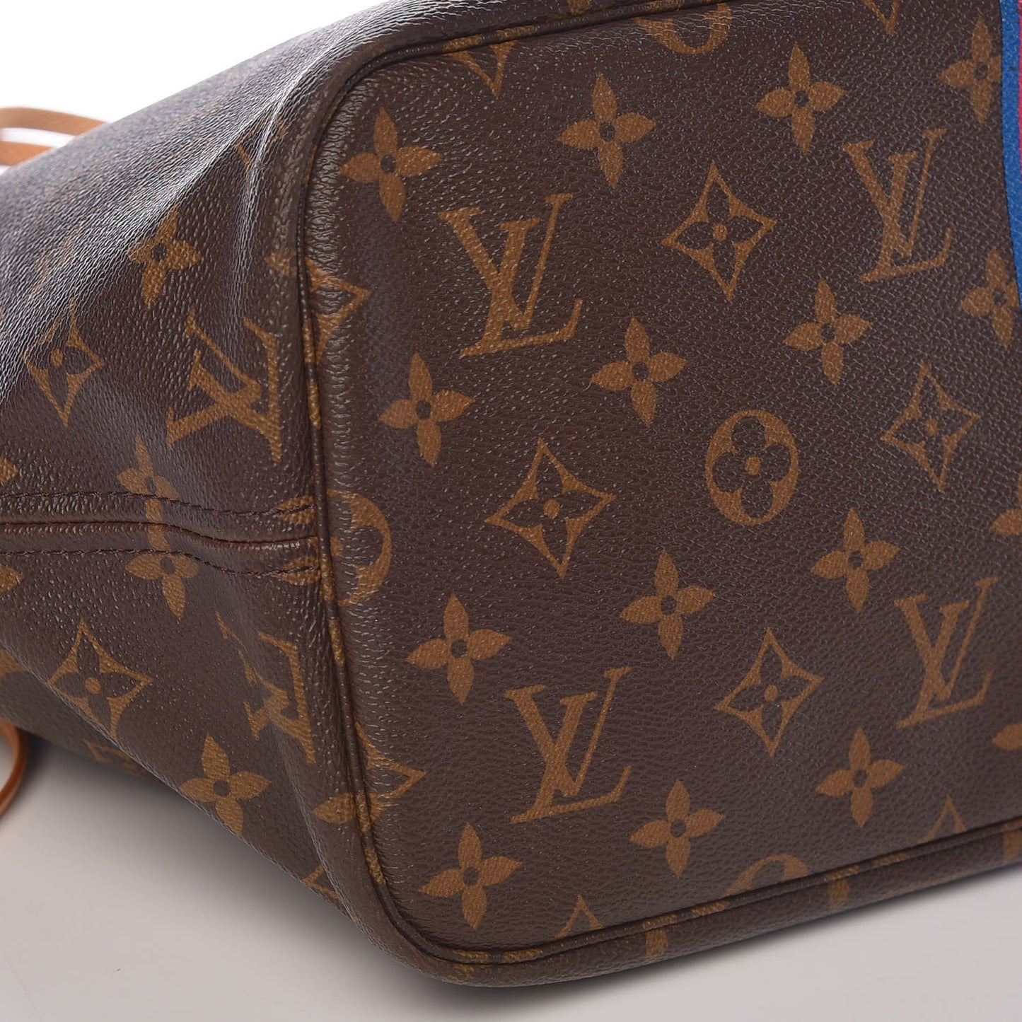 Monogram My LV Heritage Neverfull MM Fuchsia Blue de France