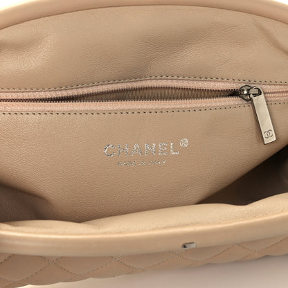Chanel Lambskin Quilted Timeless Clutch Beige Clair 6 of 9