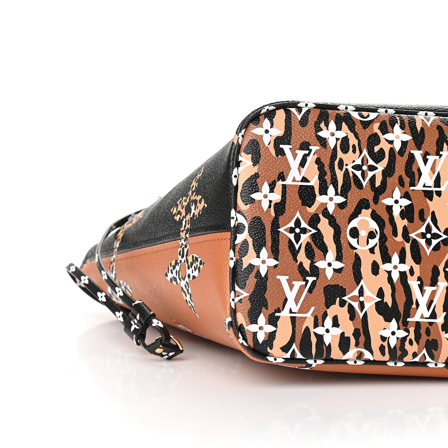 Monogram Giant Jungle Neverfull MM Black