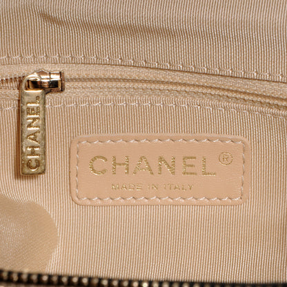 Chanel Calfskin In The Mix Shopping Tote Beige Black 6 of 8