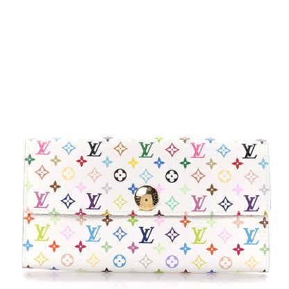 Louis Vuitton Monogram Multicolor Sarah Wallet White 1 of 7