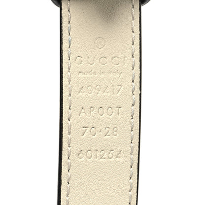 Gucci Calfskin Double G 20mm Belt 70 28 Mystic White 3 of 5