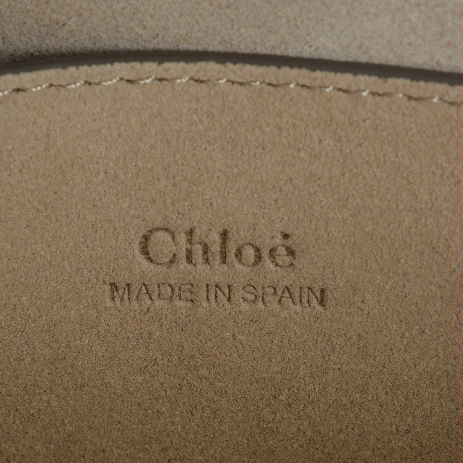 Chloe Suede Calfskin Small Faye Shoulder Bag Motty Grey 6 of 7