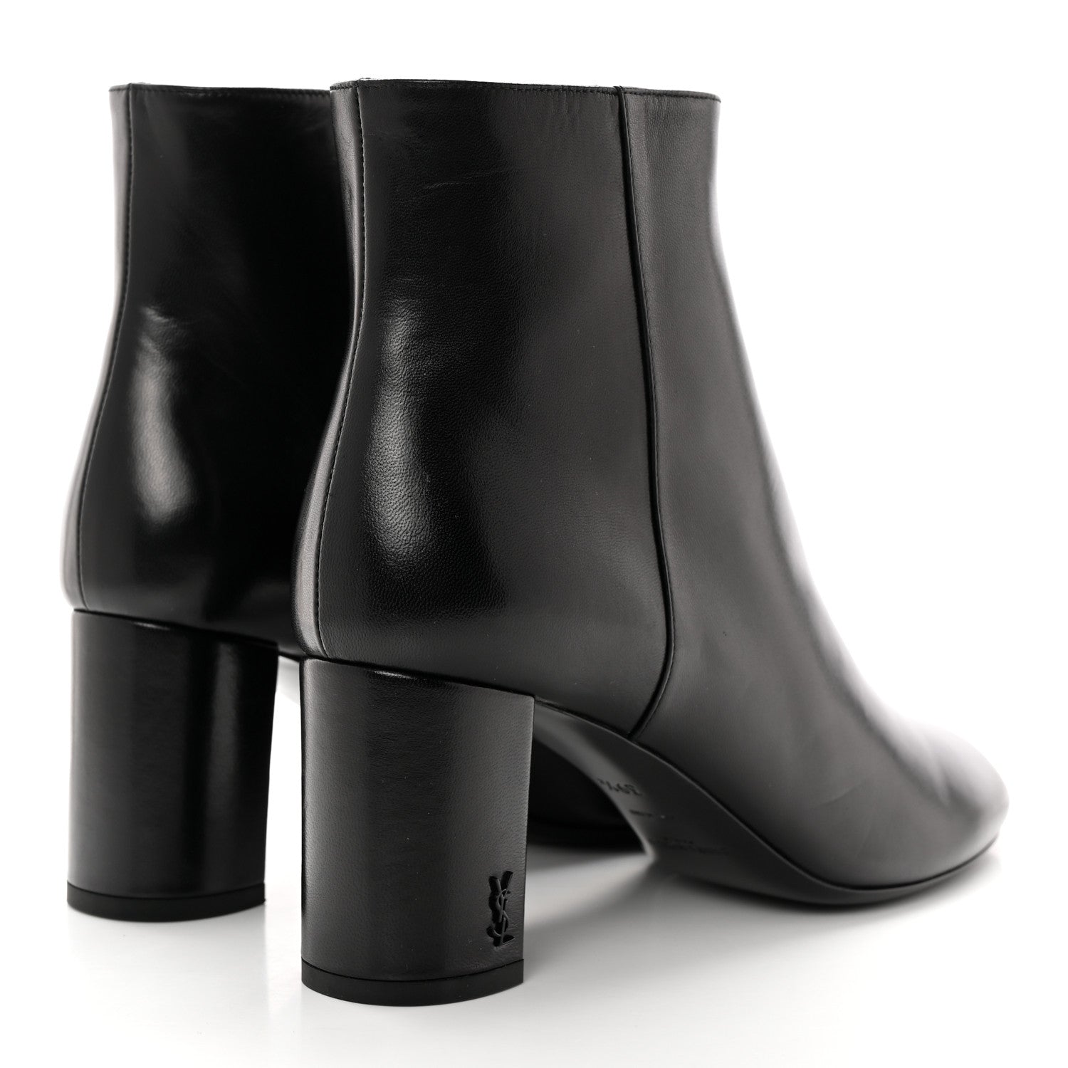 Saint Laurent Nappa Vendome Loulou Ankle Zip Boots 39.5 Black 4 of 12