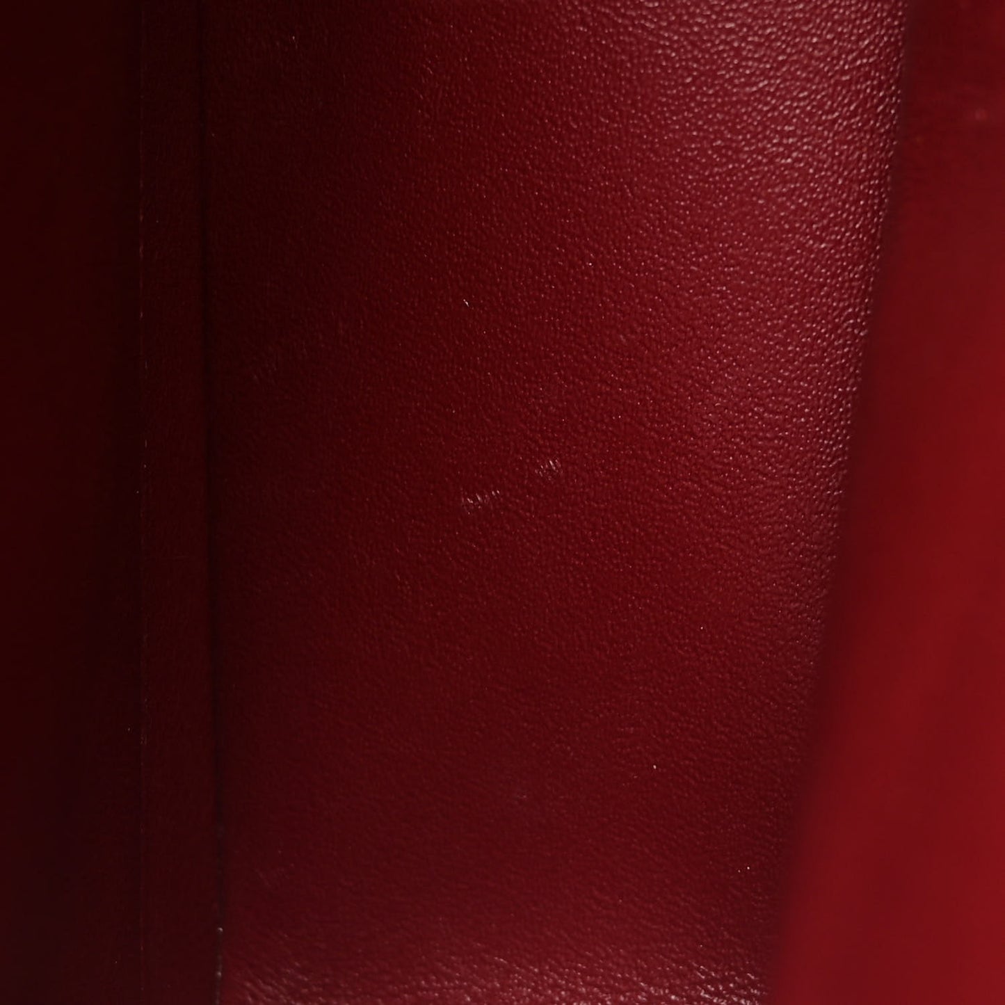 Lambskin Quilted Jumbo Double Flap Burgundy